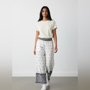 NWOT Cato Linen Blend Wide Leg Pants Size M